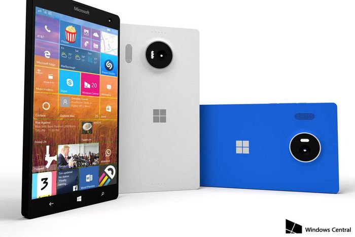 Renders of the Microsoft Lumia 950 XL