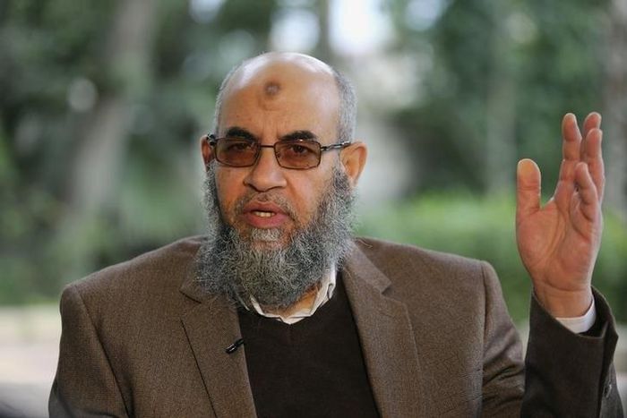 Al Nour party leader Younes Makhyoun speaks during an interview with Reuters at his house in the Nile Delta province of Al-Baheira, northwest of Cairo, March 11, 2015. REUTERS/Mohamed Abd El Ghany