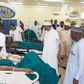 Buhari visits victims of bomb blasts, robbery, orders payment of medical bills
