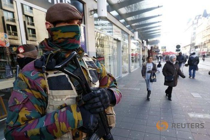 Belgium detains five more people in raids on Monday