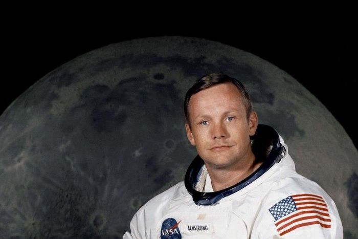 Neil Armstrong is the first human being ever to step foot on the moon. He died in 2009.