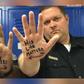 The Trinity Police Department shared a powerful photo of Chief Steven Jones and Officer Donald Givens, who are two different races, with "His Life Matters" written on the palm of their hands, each with an arrow pointed to the other.