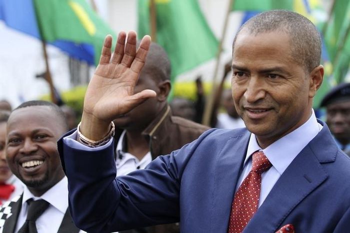 Moise Katumbi, governor of Democratic Republic of Congo's mineral-rich Katanga province, arrives for a two-day mineral conference in Goma March 24, 2014. REUTERS/Kenny Katombe