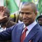 Moise Katumbi, governor of Democratic Republic of Congo's mineral-rich Katanga province, arrives for a two-day mineral conference in Goma March 24, 2014. REUTERS/Kenny Katombe
