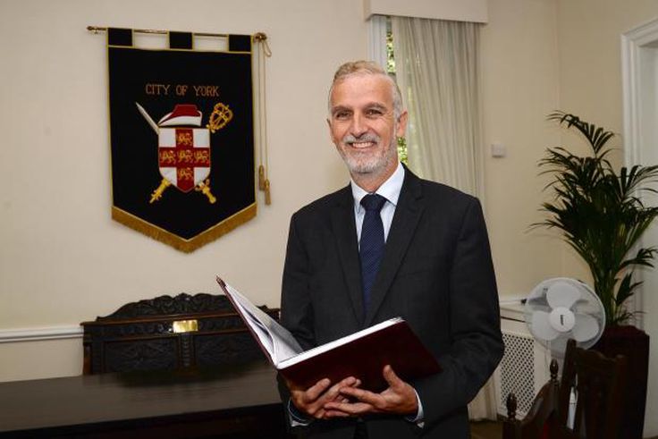 Robert Livesey, who is retiring after 25 years in York