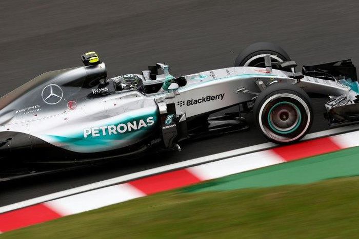 Formula One - F1 - Japanese Grand Prix 2015 - Suzuka Circuit, Japan - 26/9/15
Mercedes' Nico Rosberg in action
Mandatory Credit: Action Images / Hoch Zwei
Livepic
EDITORIAL USE ONLY.
PLEASE NOTE: FOR UK EDITORIAL SALES ONLY. FOR ALL OTHER USAGE ADDITIO...