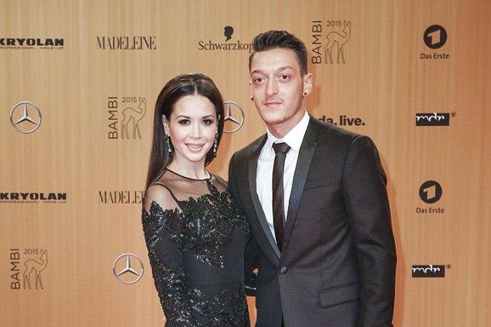 Mesut Ozil and Mandy Capristo