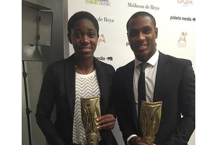 Odion Ighalo and Asisat Oshoala