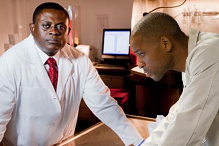 Screen shot from Concussion