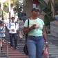 Saying embarrassing things in public prank