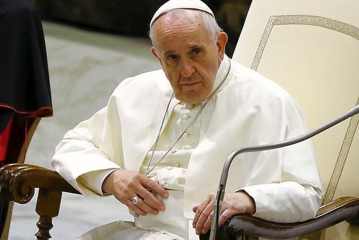 Pope Francis attends a special audience with members of the Parish Evangelisation Cell System in Paul VI hall at the Vatican September 5, 2015. REUTERS/Tony Gentile
