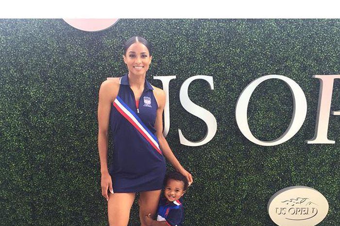 Singer, Ciara and her son, Future 1, rock coordinated looks to the US Open competition