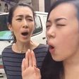 2 girls go viral after lip-syncing to the sound of sirens