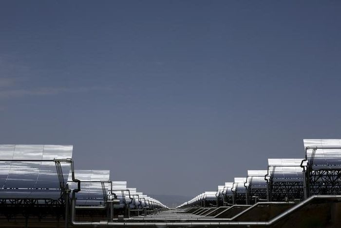 A view of a solar field at the Andasol solar power station near Guadix, southern Spain July 1, 2015. REUTERS/Marcelo del Pozo