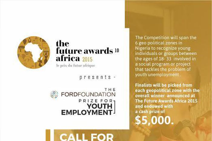 The winner of the Ford Foundation Award for Youth Employment will take home $5,000