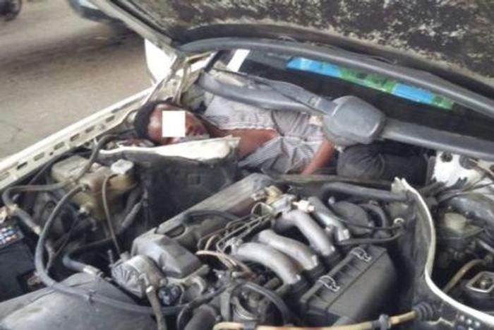 Guinea migrant found inside car engine