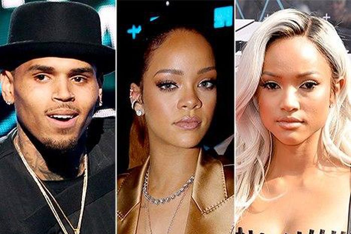 Chris Brown, Rihanna, Karrueche at 2015 BET Awards