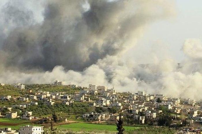 Syrian planes strike hospitals in rebel northwest, killing 11.