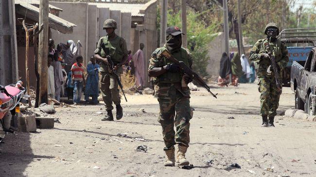 Soldiers stationed in the three Northeast states most ravaged by attacks by Boko Haram.
