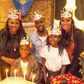 From right to left - Torrei Hart, Kevin Hart, Eniko Parrish with daughter and son, Hendrix Hart