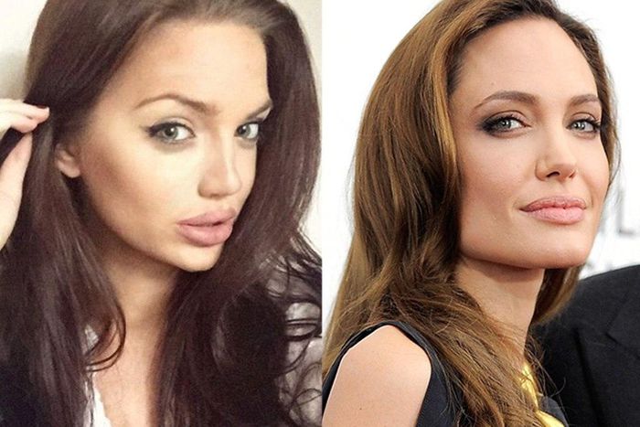 Chelsea Marr and Angelina Jolie