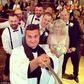 Vicar Paul Frost interrupted the ceremony of bride Emma Scarborough and groom Jamie to take the photograph using a selfie stick and is believed to be the first vicar to perform the stunt