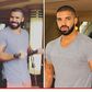 Drake flaunts new physique