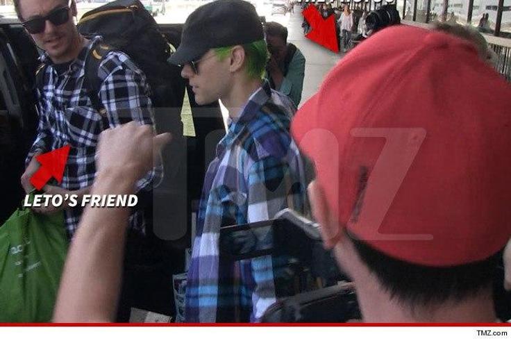 Jared Leto and Friend at LAX