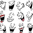 Laughing cartoons