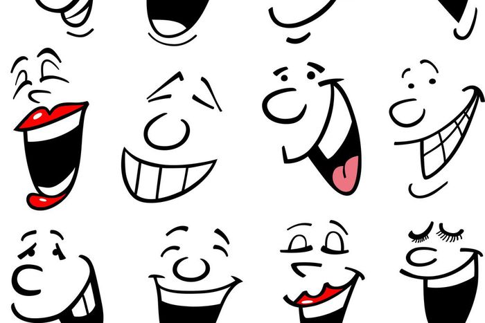 Laughing cartoons