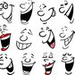 Laughing cartoons