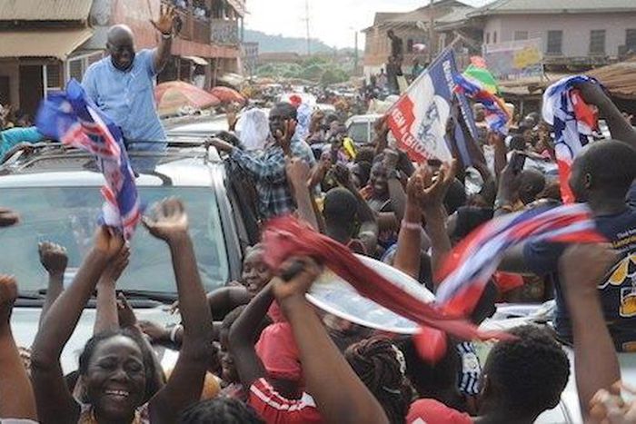 Nana Akufo-Addo, Flagberarer of the New Patriotic Party, (Rise and Build Tour)