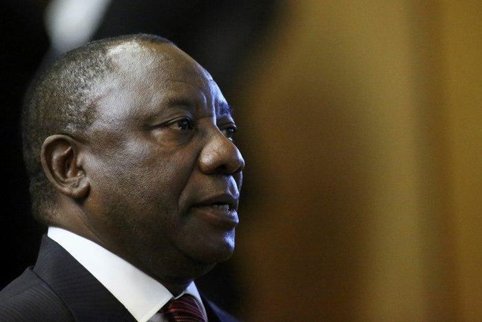 South African Deputy President Cyril Ramaphosa attends the Farlam Commission, in Centurion, outside Pretoria August 11, 2014. REUTERS/Siphiwe Sibeko