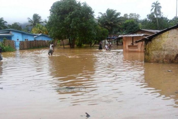 Floods kill four, government tells people to stay home