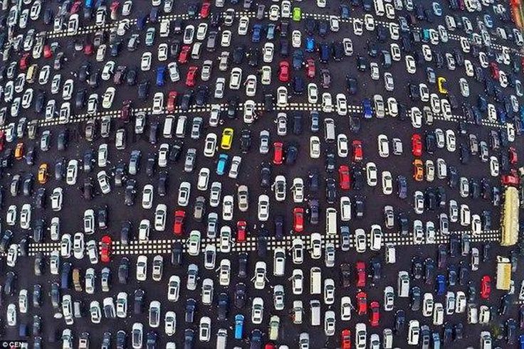 What traffic looks like in rush hour China