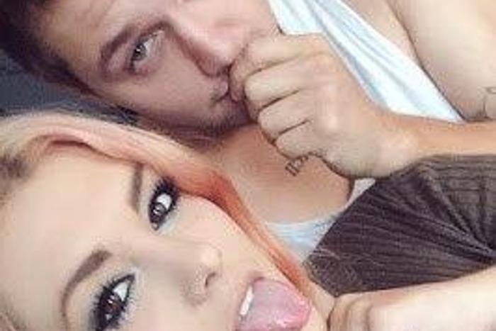 Emily Musson in loved up photos with her boyfriend, Johnny
