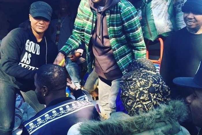 Chris Brown shares on Thanksgiving