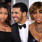 Nicki Minaj, Drake and Serena Williams