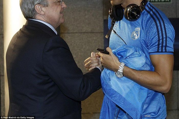 Florentino Perez confronts Cristiano Ronaldo