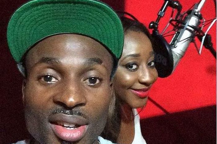 Ini Edo and Da Suspect in the studio