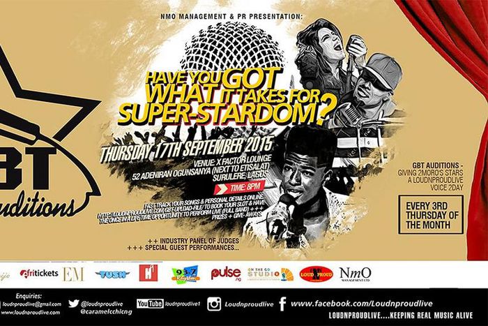 Gbt Auditions Thurs 17th September 2015