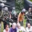 Hostages appeal in video for halt to Philippine military operations