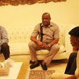 Former President, Goodluck Jonathan meets with Rivers State Governor, Nyesom Wike in Bayelsa on September 8, 2015.