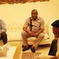 Former President, Goodluck Jonathan meets with Rivers State Governor, Nyesom Wike in Bayelsa on September 8, 2015.