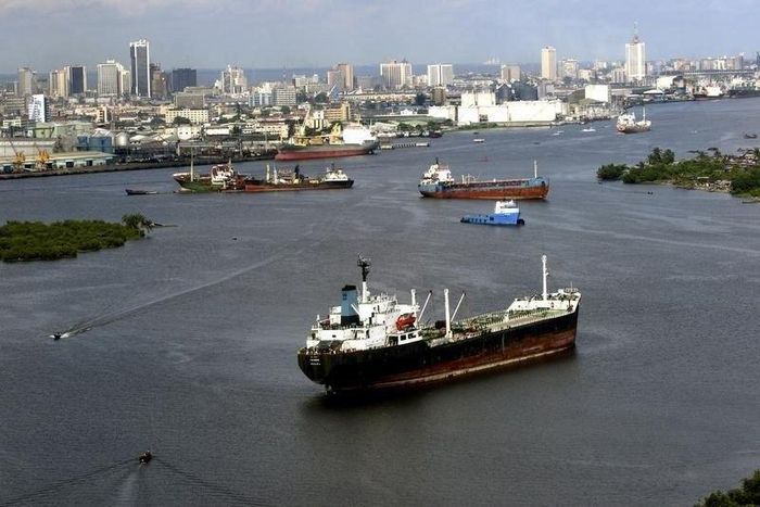Oil tankers await to offload fuel at the shore of Lagos, File Photo. REUTERS/Akintunde Akinleye