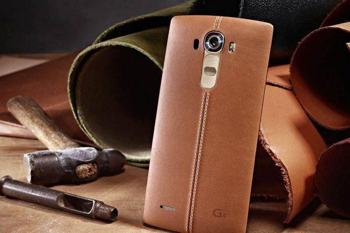 The leather on the back of the G4 is handcrafted