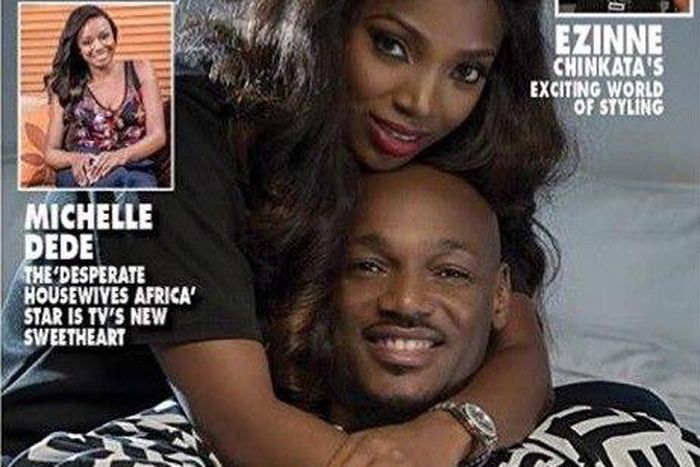 Celebrity couple, Musical legend, 2face Idibia and his wife, Nollywood actress, Annie Idibia for Hello Nigeria magazine latest edition