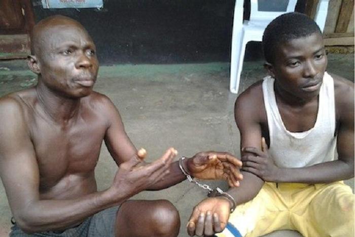 Akindele Oke and his client, Timothy Oniyide