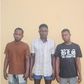 The three suspects, David Kwaguru, Friday Ayuba, Francis Amos