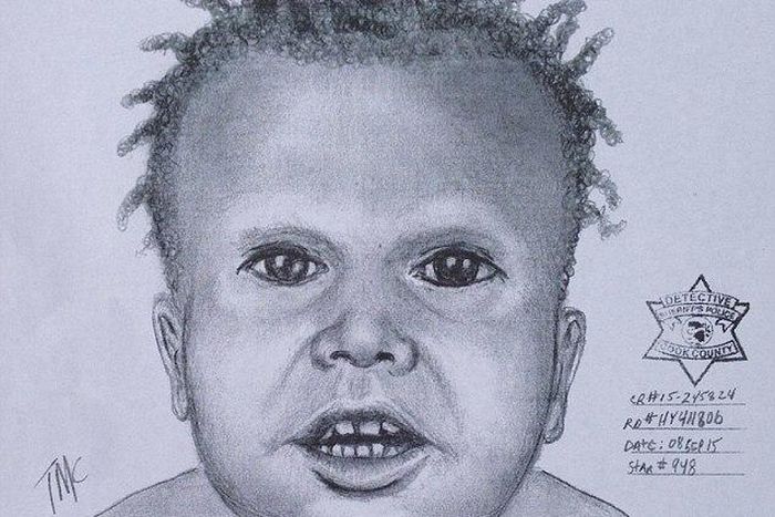 The Sketch of the African boy whose body parts were found in a Lagoon in America